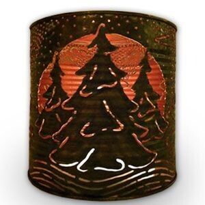 Large Winter Trees Luminary
