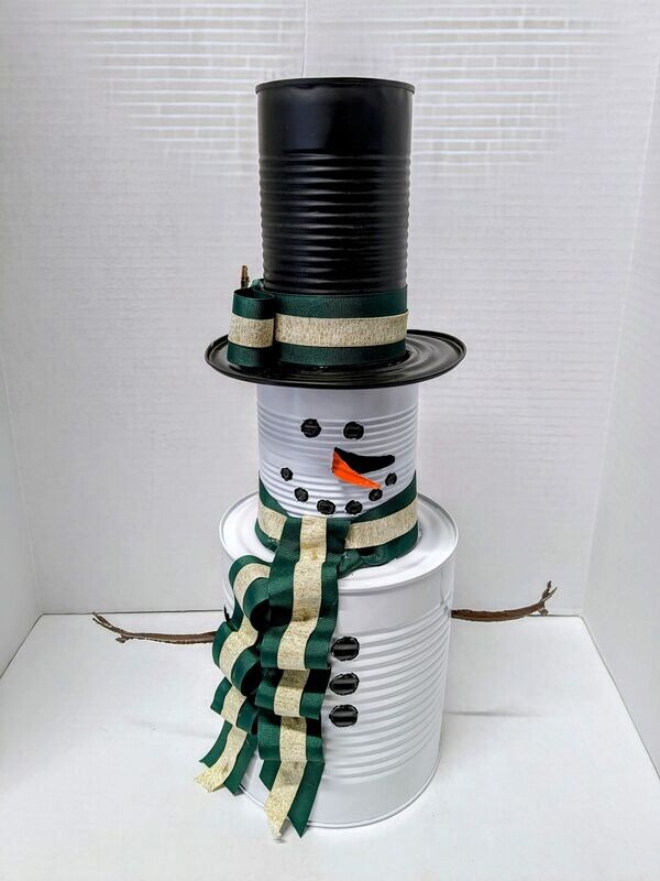 Snowman Body Christmas Green