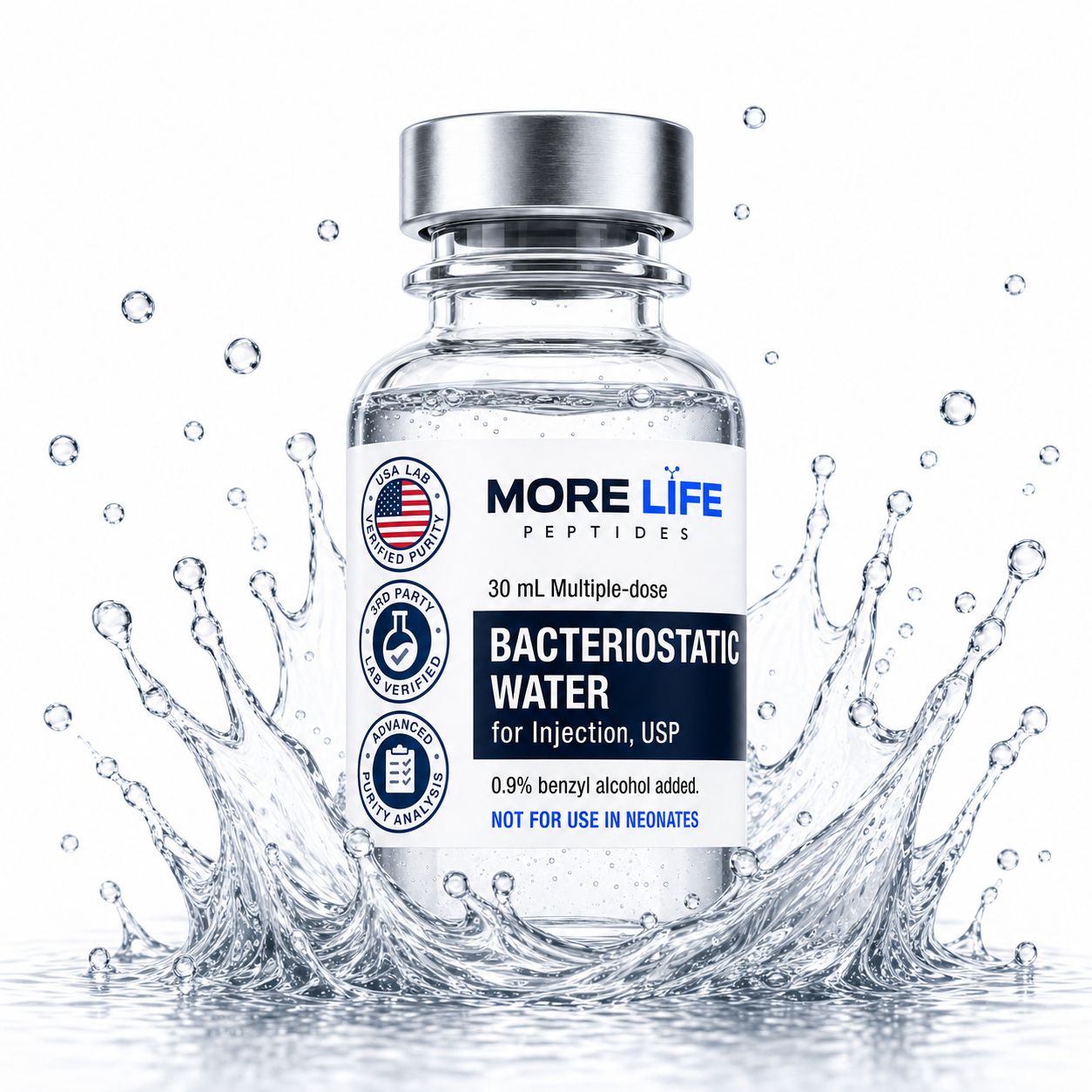 30 ml Bacteriostatic Water comes with FREE 30mg USP