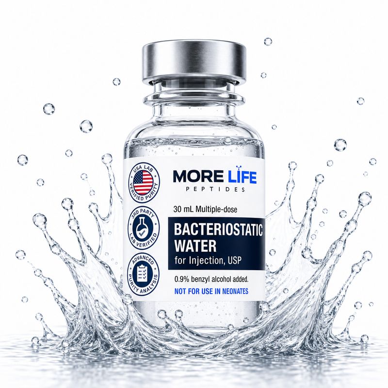 10 ml USP-grade sterile water with 0.9% benzyl alcohol + free 100mg