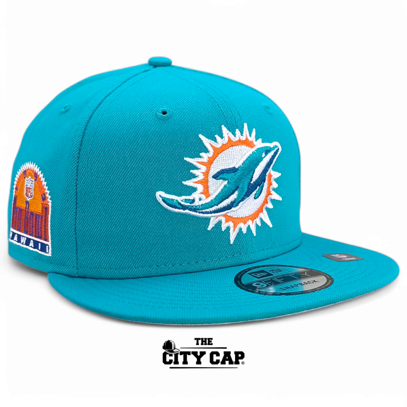 New Era 9FIFTY Snapback NFL Miami Dolphins Side Patch 
