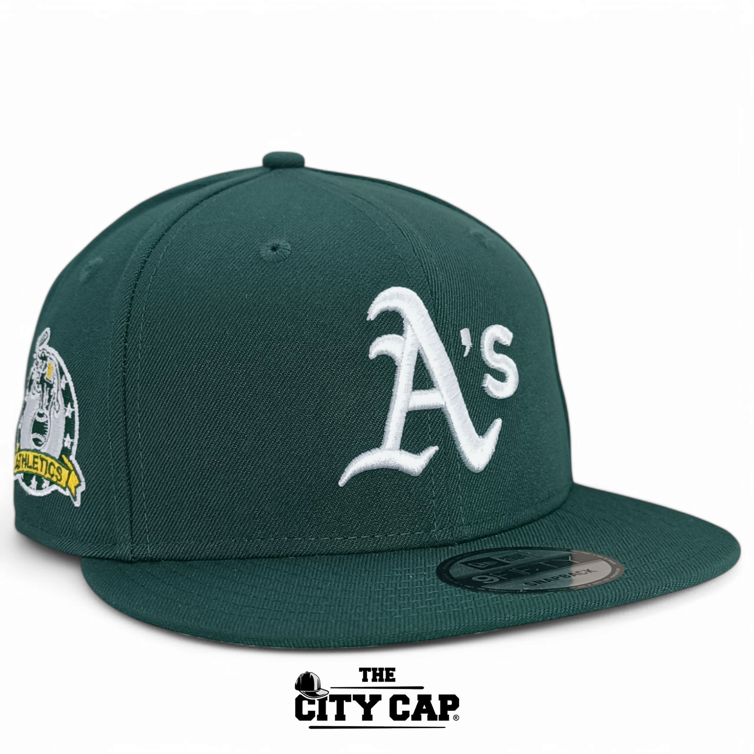 New Era Snapback MLB Oakland Athletics Side Patche