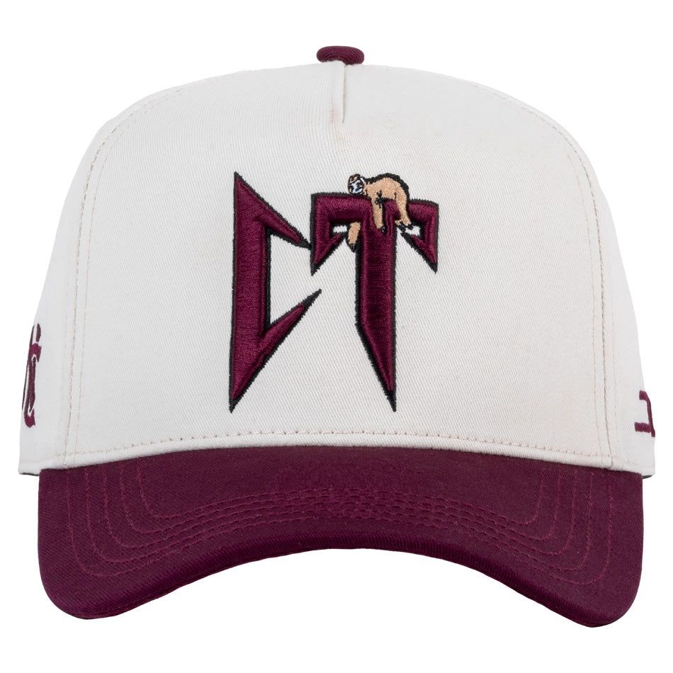 JC HATS NATANAEL CANO CT BONE/BURGANDY