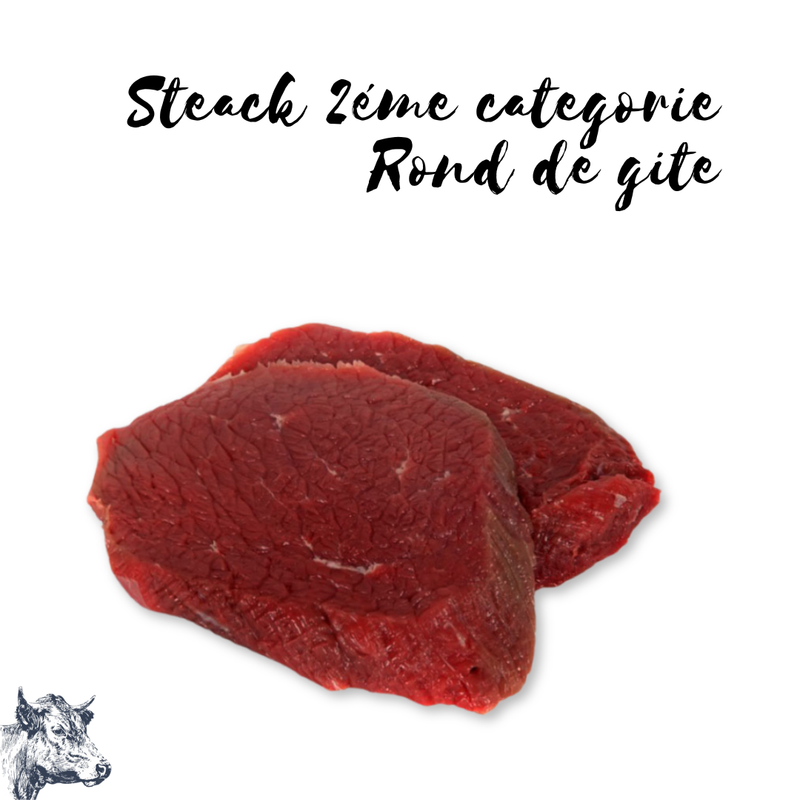 Steack Rond de gite de Montbeliarde