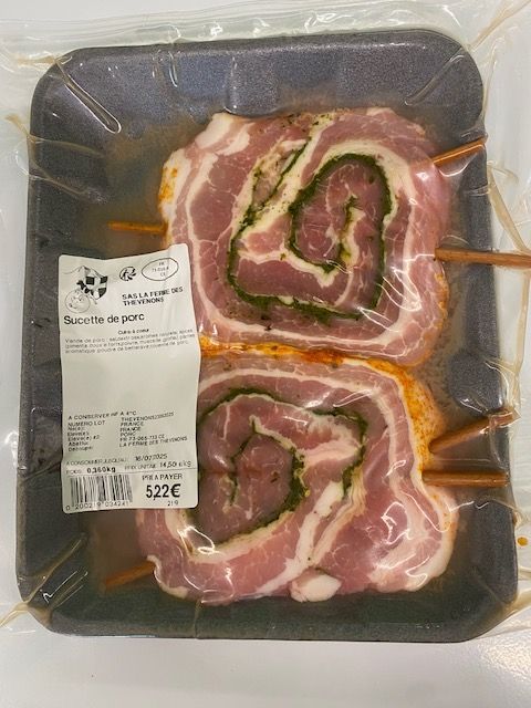 Sucette de porc X 2