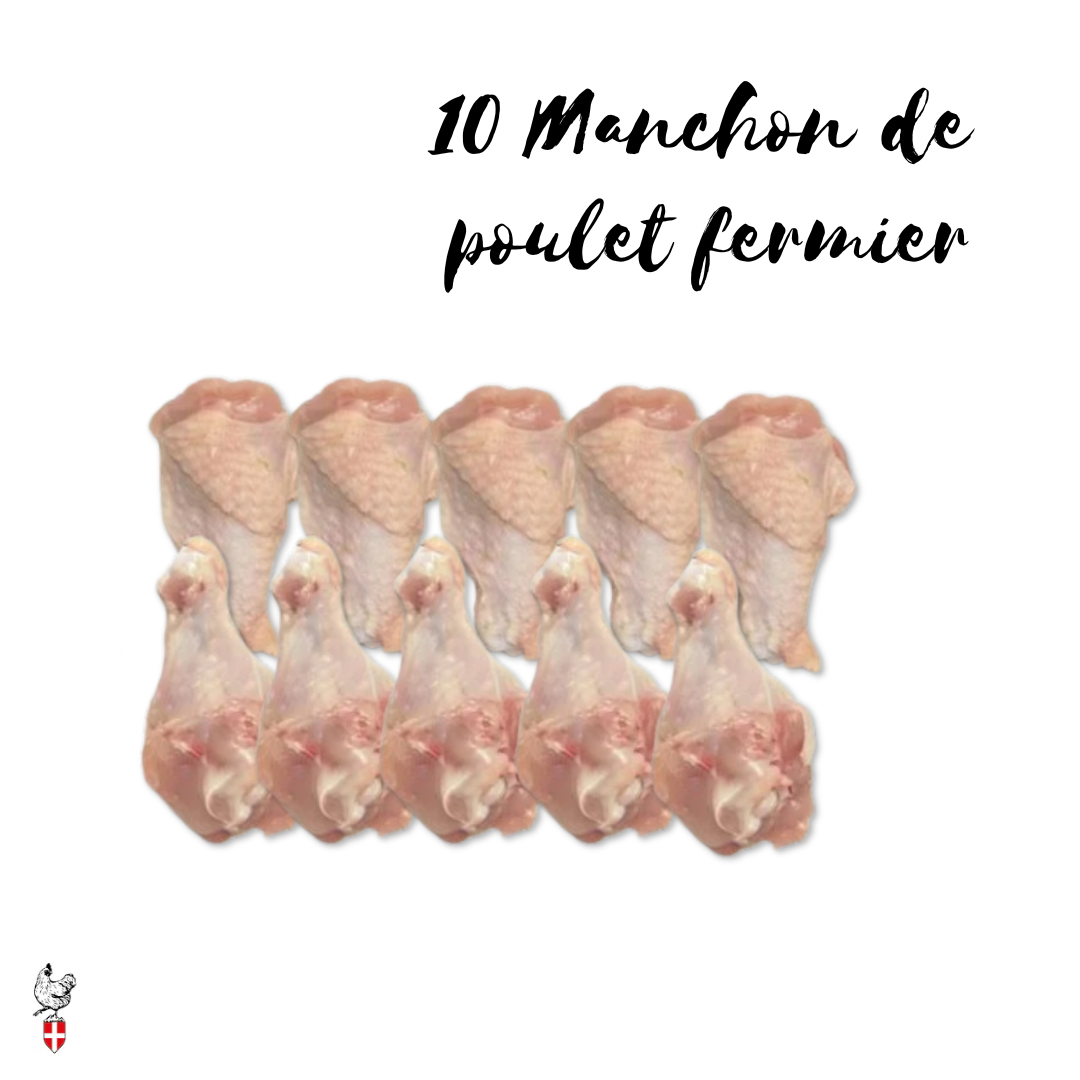 Manchons de poulet fermier / Commande avant dimanche 21 heures
