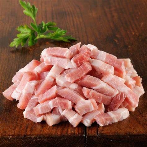 Poitrine coupé en lardon