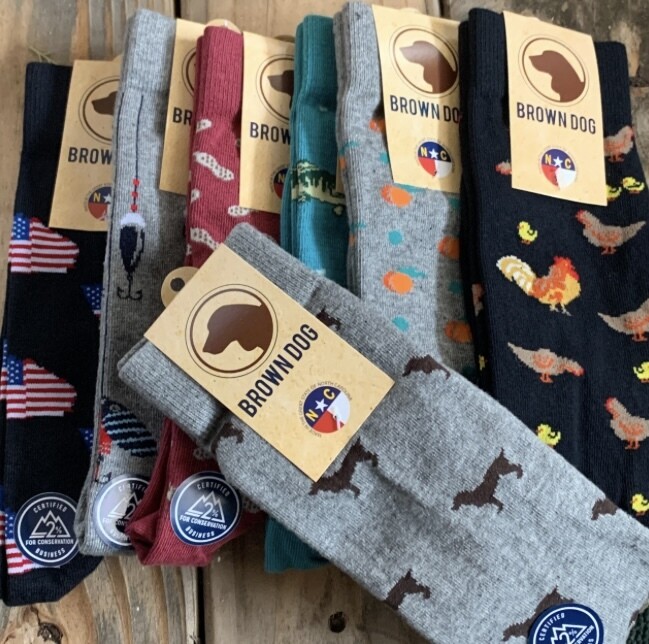 Brown Dog Socks