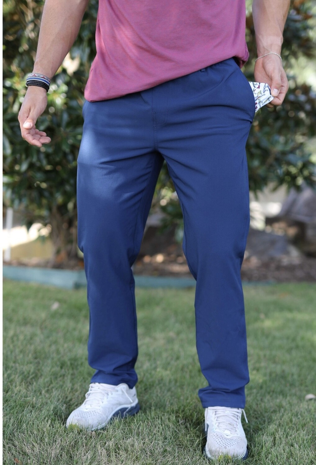 Slim Fit Pant-Navy