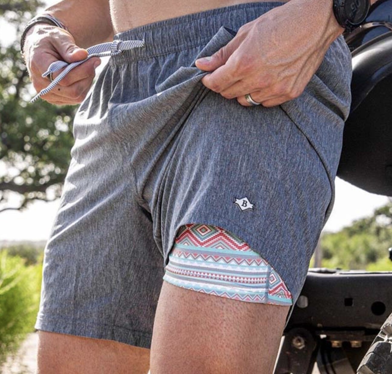 Athletic Short-Dark Grey