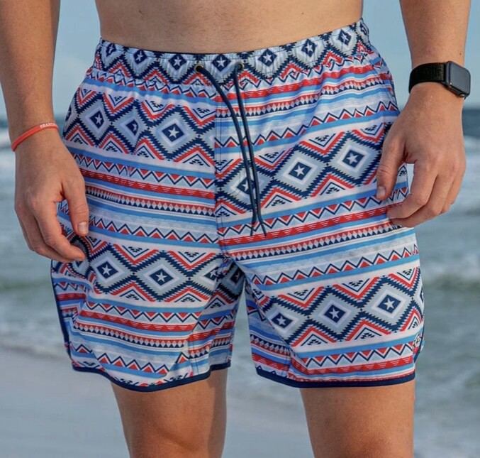 Patriotic Swim Trunks