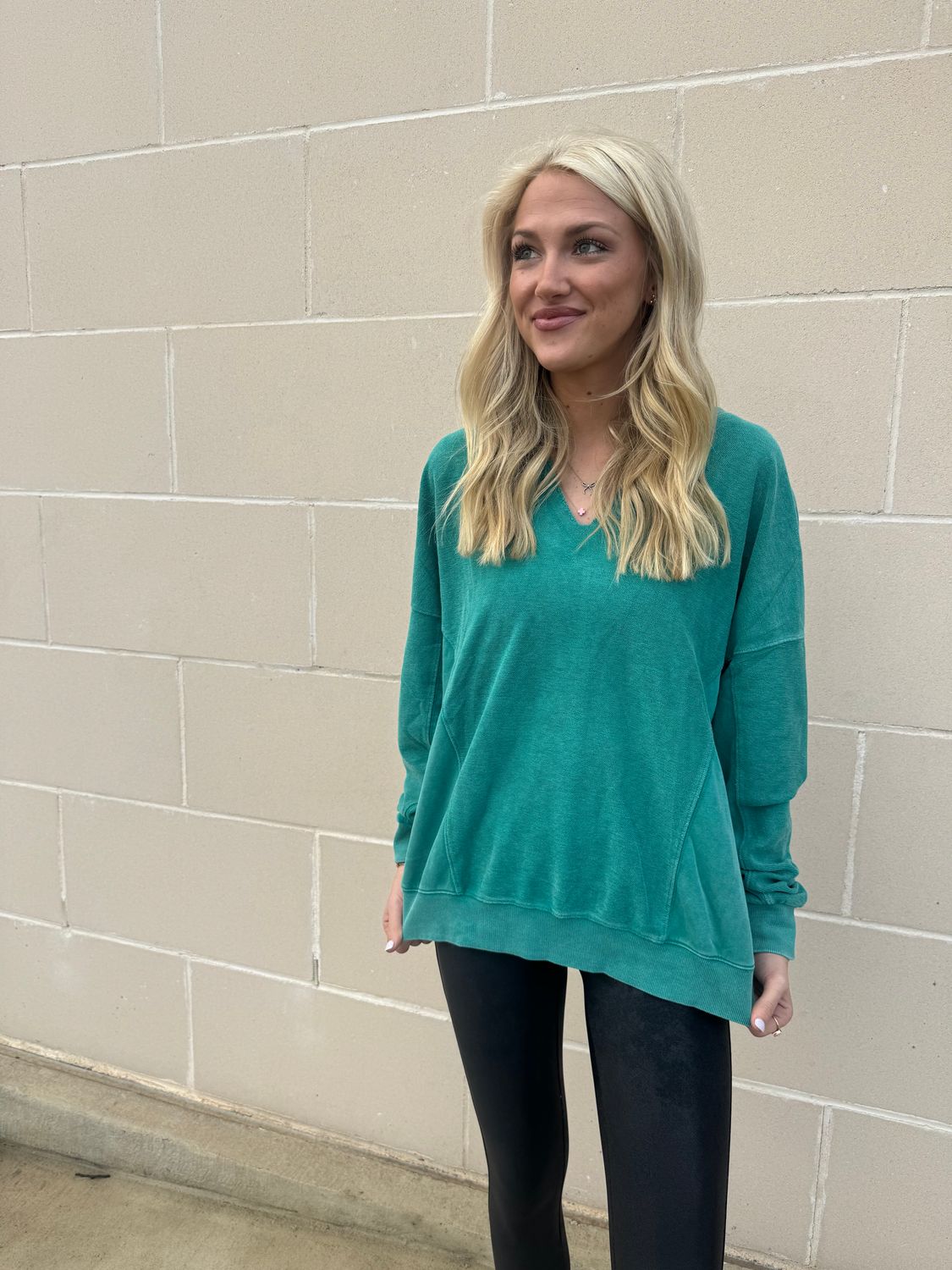 Holly Distressed Crewneck