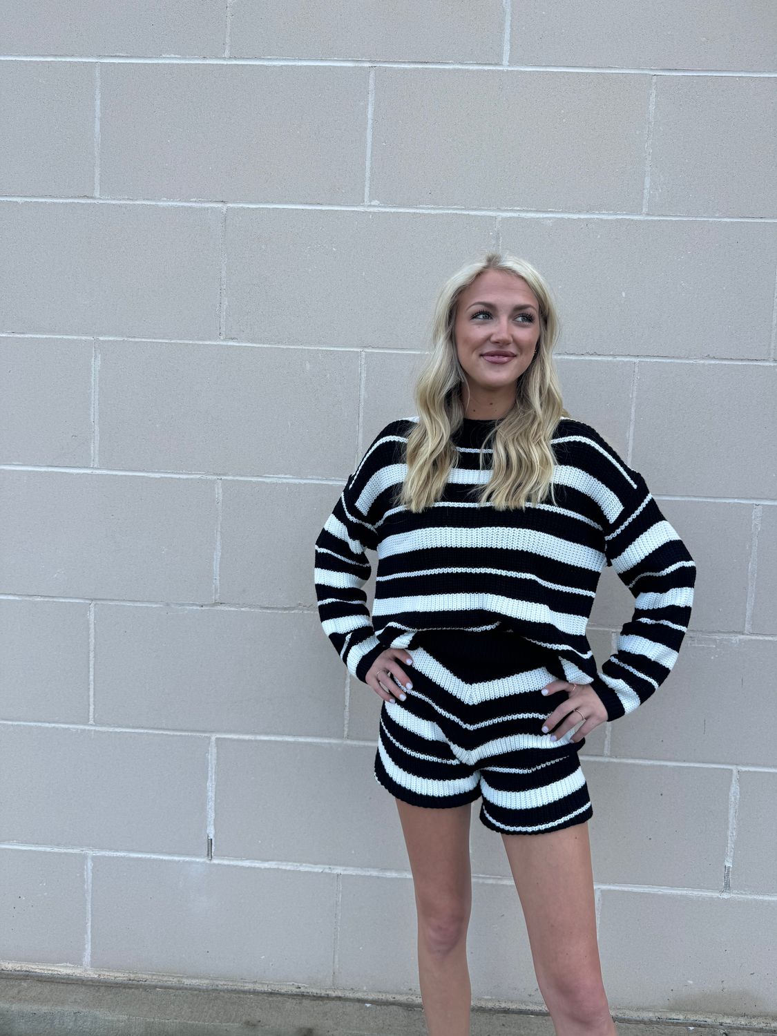 Lakin Stripe Lounge Set