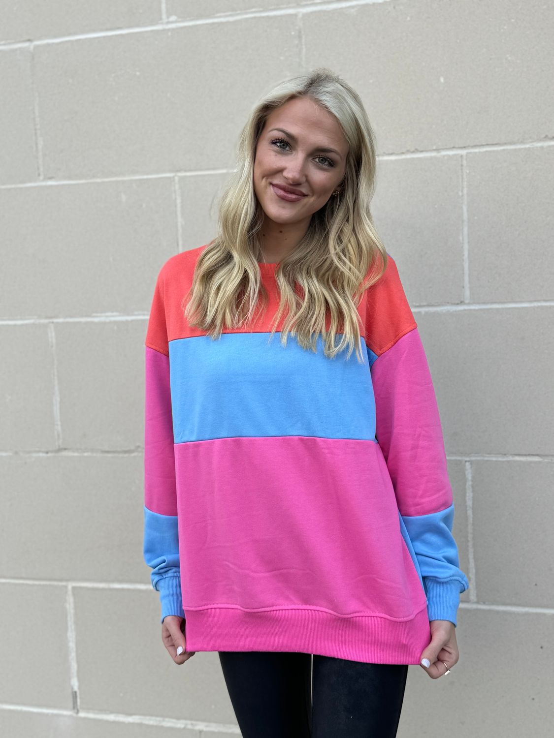Bailey Patchwork Crewneck