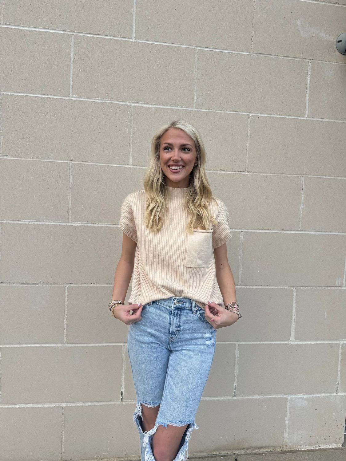 Dylan Pocketed Knit Top