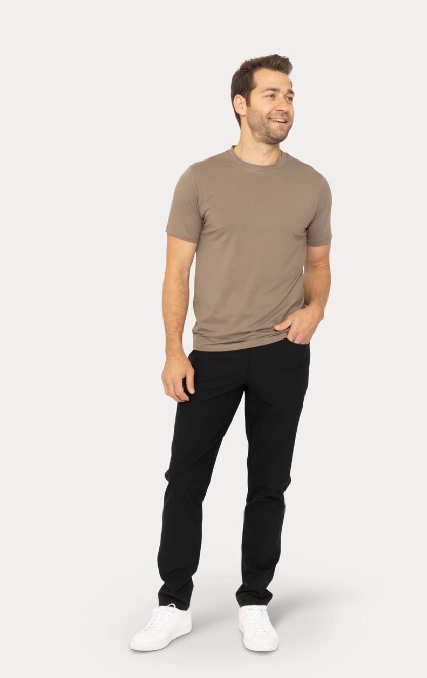 Classic Athletic Pants-Black