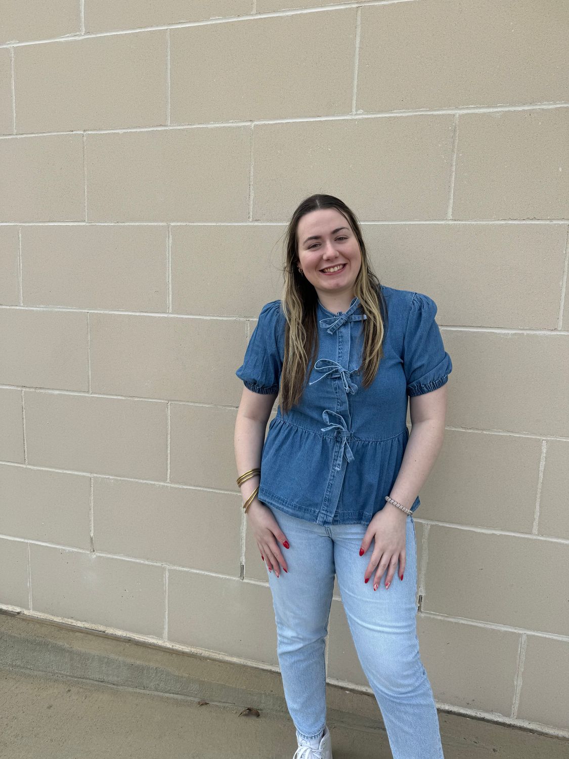 Isabella Denim Blouse