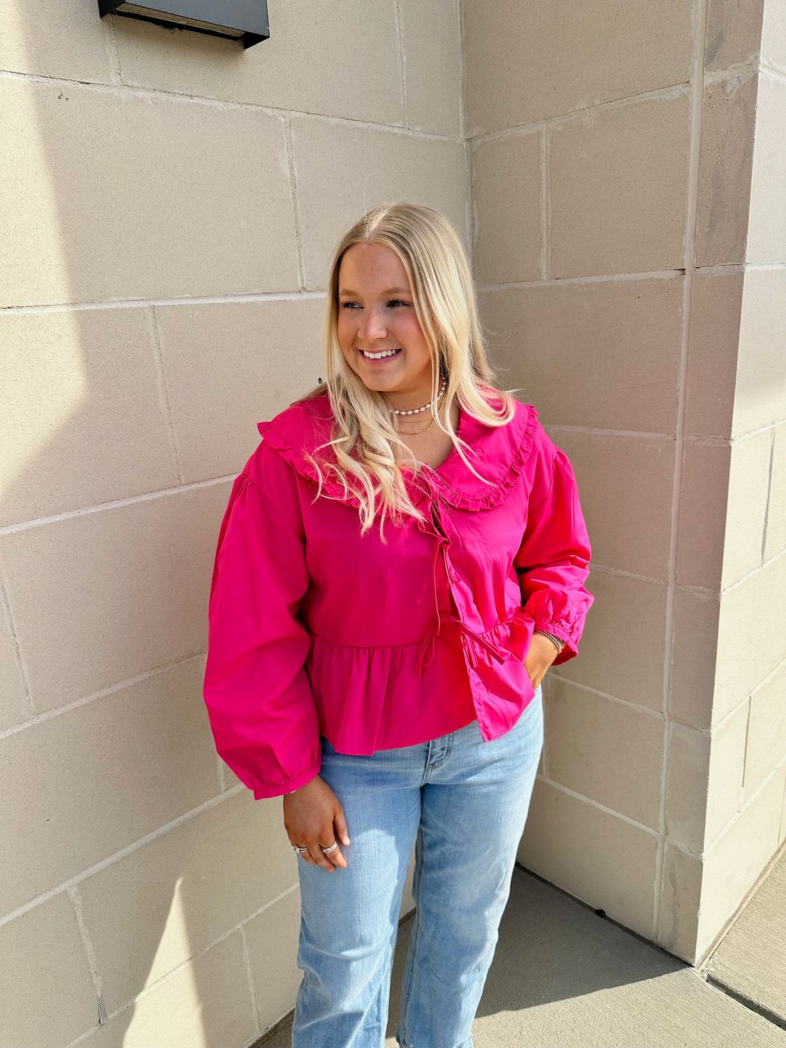 Jane Collared Blouse