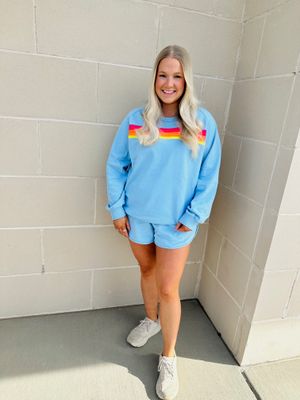 Madison Crew &amp; Shorts Set