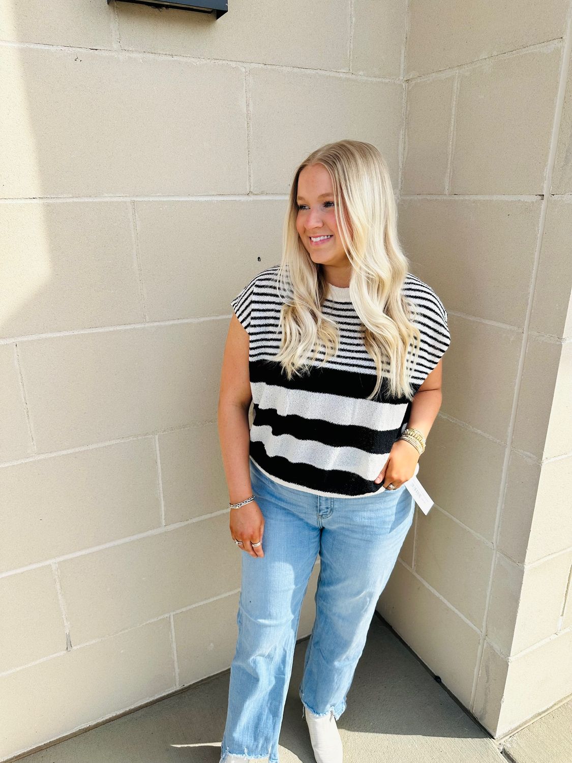 Macon Stripped Sweater