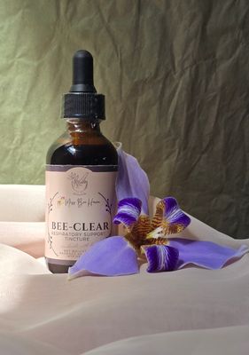 Bee-Clear Respiratory Support Tincture | Herbal Seasonal Wellness Blend