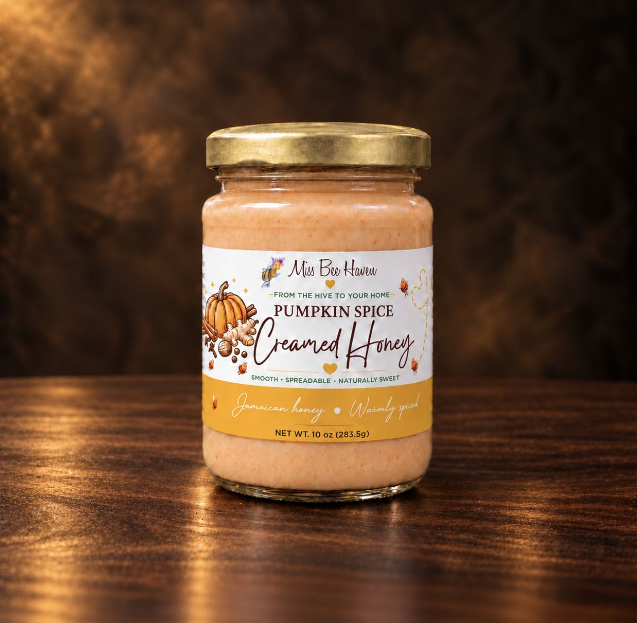 Pumpkin Spice Creamed Honey