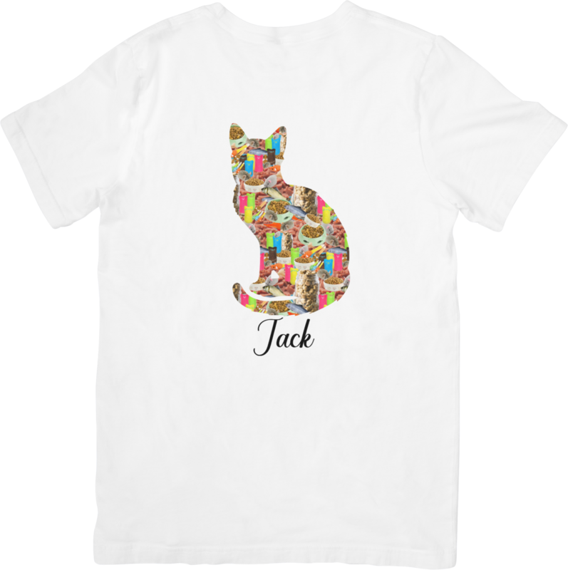 Custom Cat T-Shirt with Name