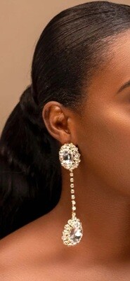 Luxurious Shiny Rhinestone Earing