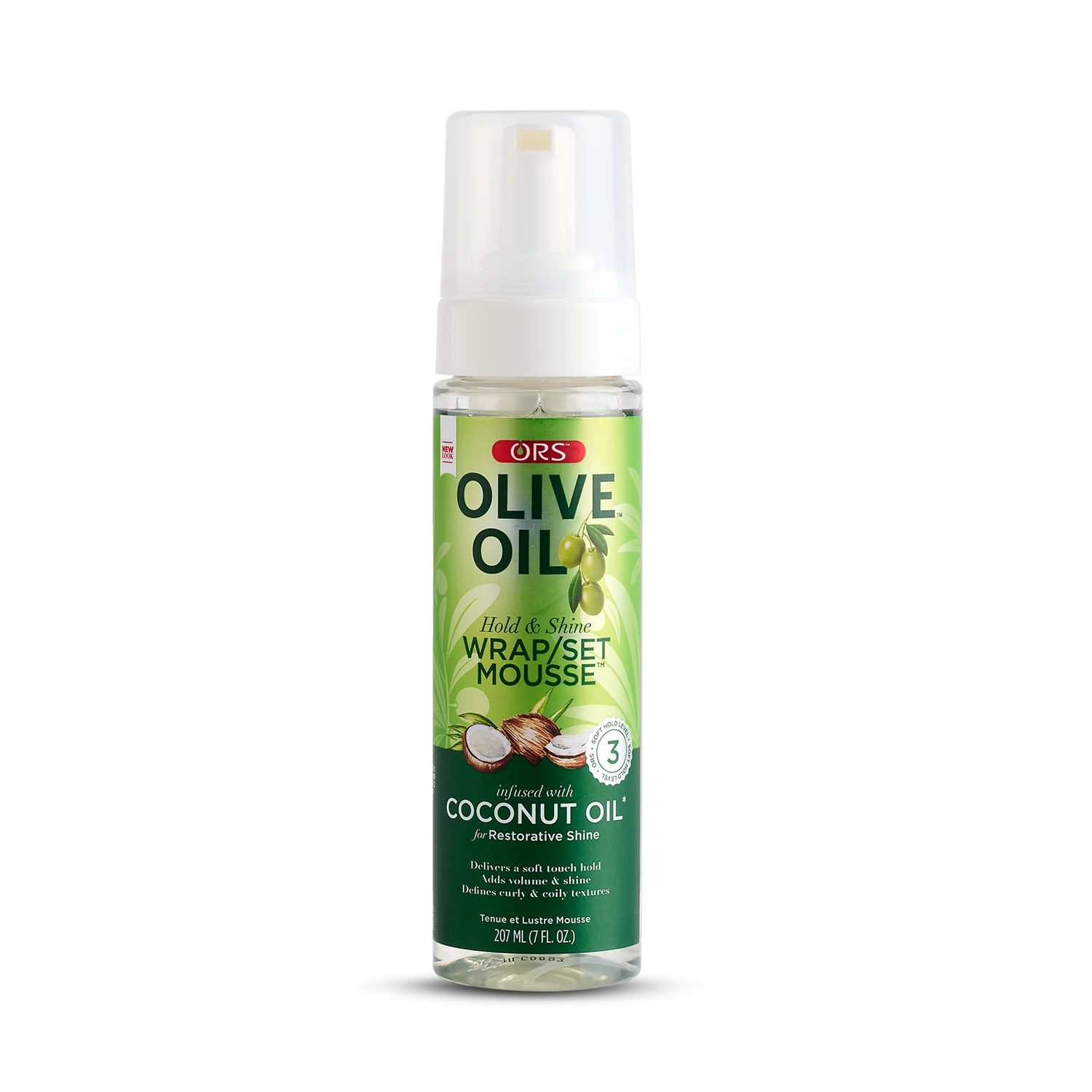ORS Olive Oil Hold &amp; Shine Wrap Set Mousse