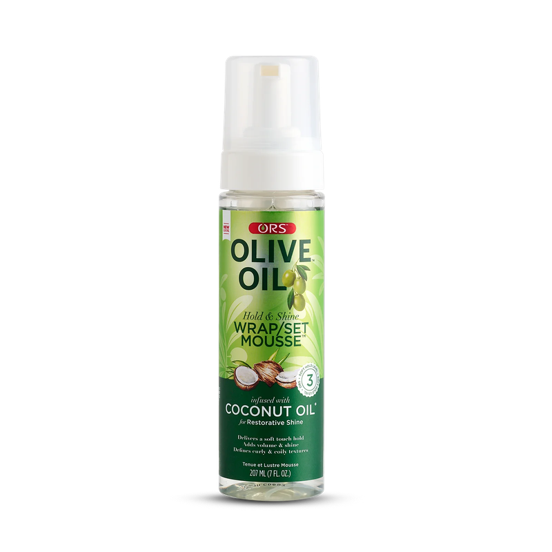 ORS Olive Oil Hold &amp; Shine Wrap Set Mousse