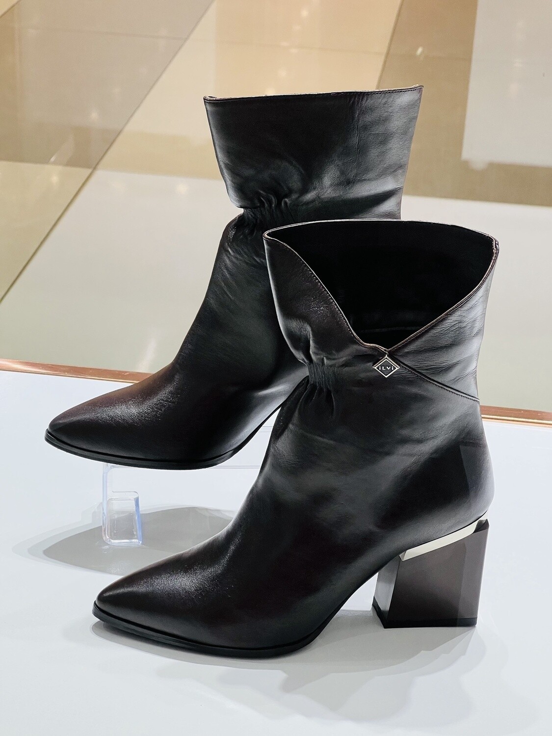 ILVI4980-LUDA BLOCK HALF BOOTS