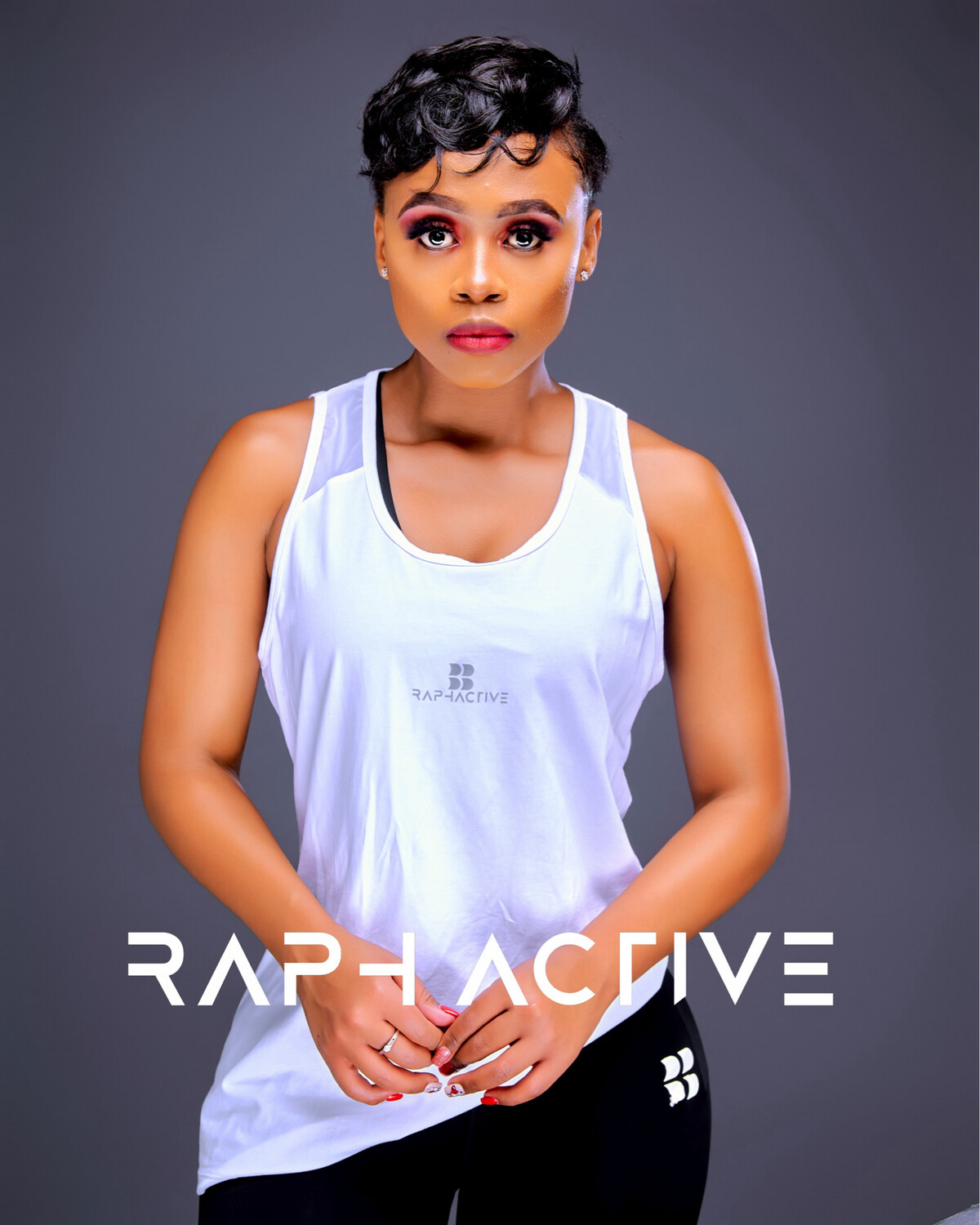 ACTIVE WHITE OPEN BACK TANK TOP