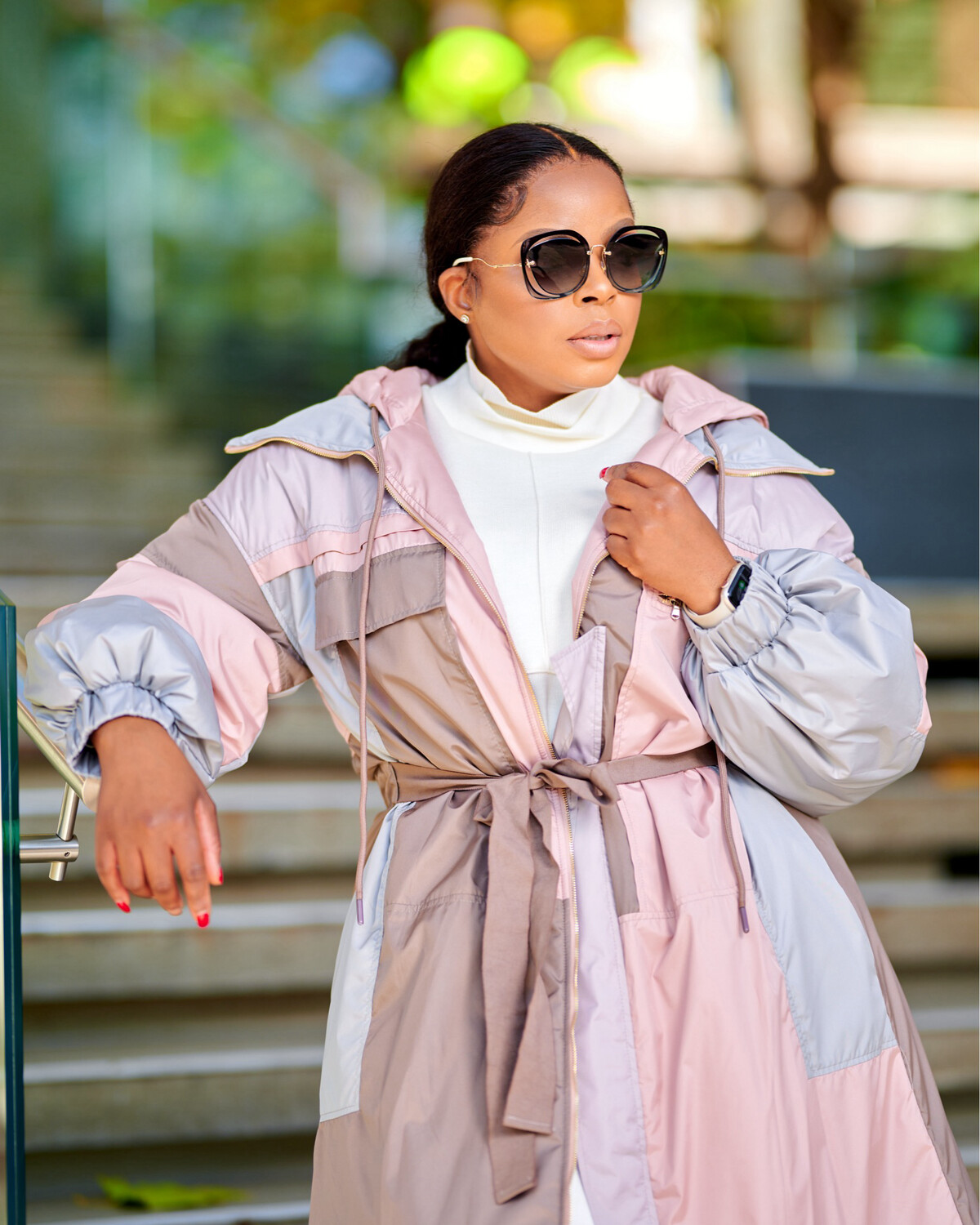 JDP6200-MULTI COLORS/GREY/BEIGE/PINK COAT