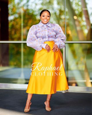 SENNA22249-ORGANZA AND SATIN SKIRT