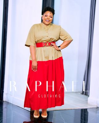 MAT-VICTORIA MONOCHROME MAXI DRESS