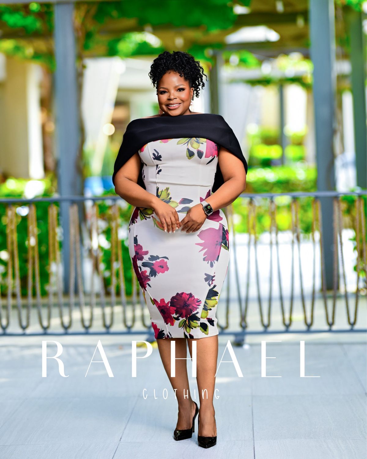 SARA1522-DUCHESS GARDEN SCUBA DRESS