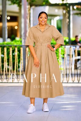 SARA1685-URBAN CHIC MIDI DRESS