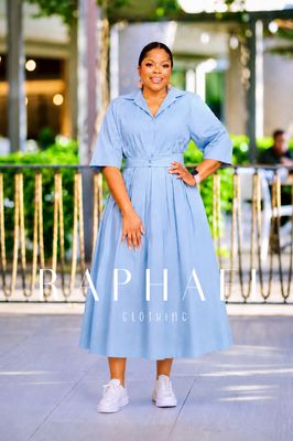 SARA1685-URBAN CHIC MIDI DRESS