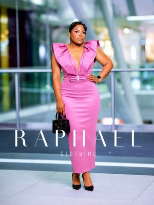 ARSI3805-NALEDI SATIN BOW DRESS