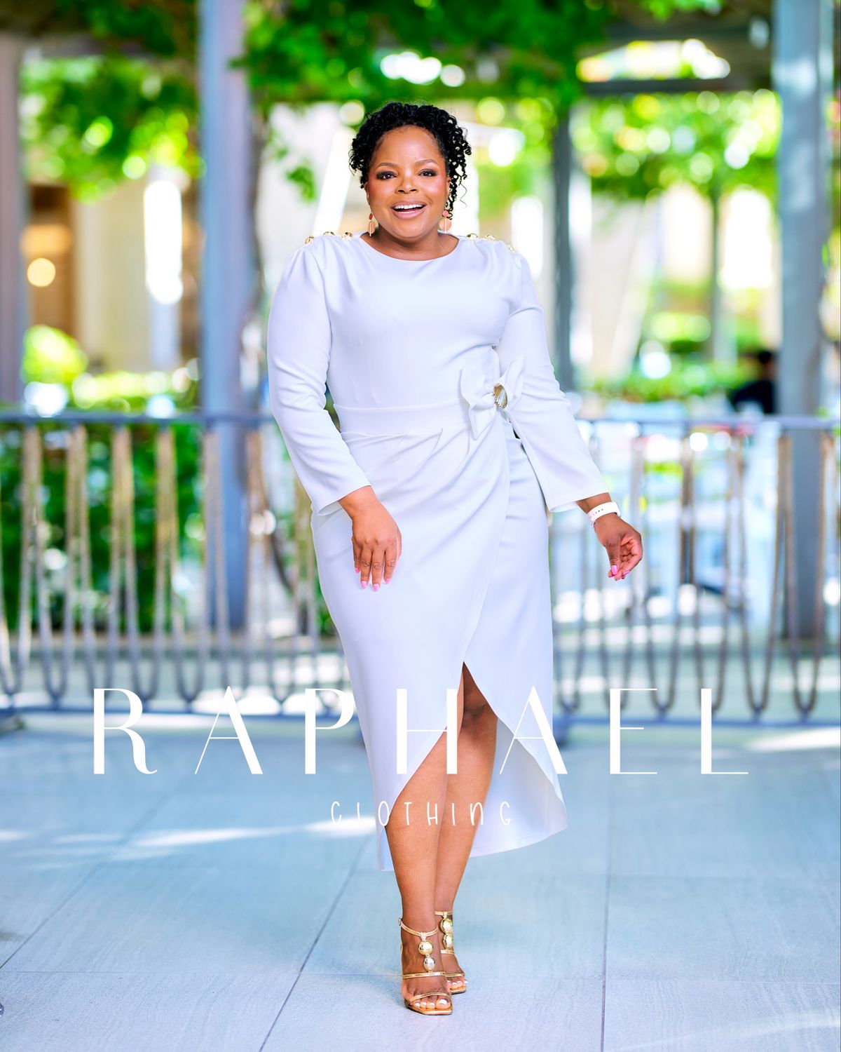 PLX2018-ADELLE SLEEK BOW DRESS