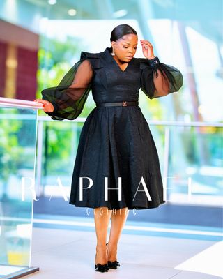 RAPH25032505-ELEGANT JACQUARD DRESS