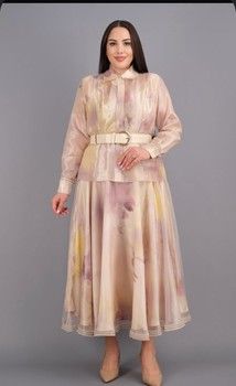 PLP2268022- FLORAL ORGANZA SKIRT SET