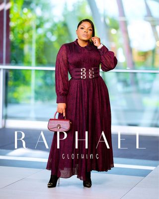 LIL5781- MARVELLE TEXTURED TIE-NECK DRESS