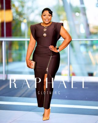 AZA3772-GOLD BUTTON ZIP BODYCON DRESS