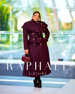 RAPH- VICTORIA ROYAL CAPE COAT DRESS