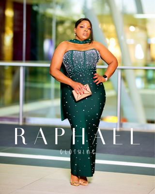 RAPH-ROYAL PEARL BANDAGE DRESS