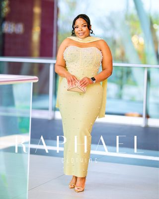 RAPH-ROYAL PEARL BANDAGE DRESS