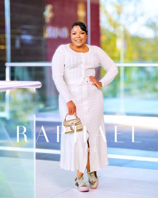 RAPH-CHLOE RIBBED KNIT SKIRT SET