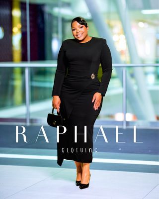 RAPH-CELESTE CREPE CAPE MAXI DRESS
