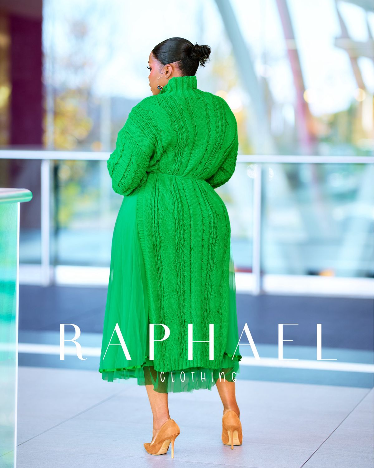 RAPH-RUBY CABLE-KNIT TUTU SET